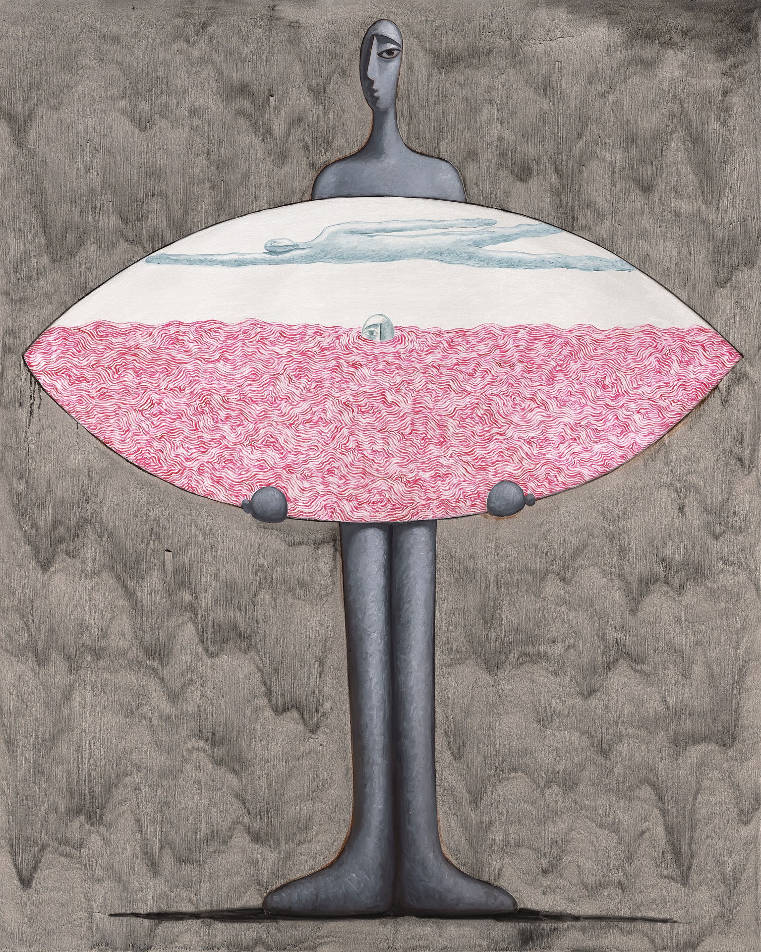 《定格时间 No.2》，2025年，布面油画，160 × 200 cm。