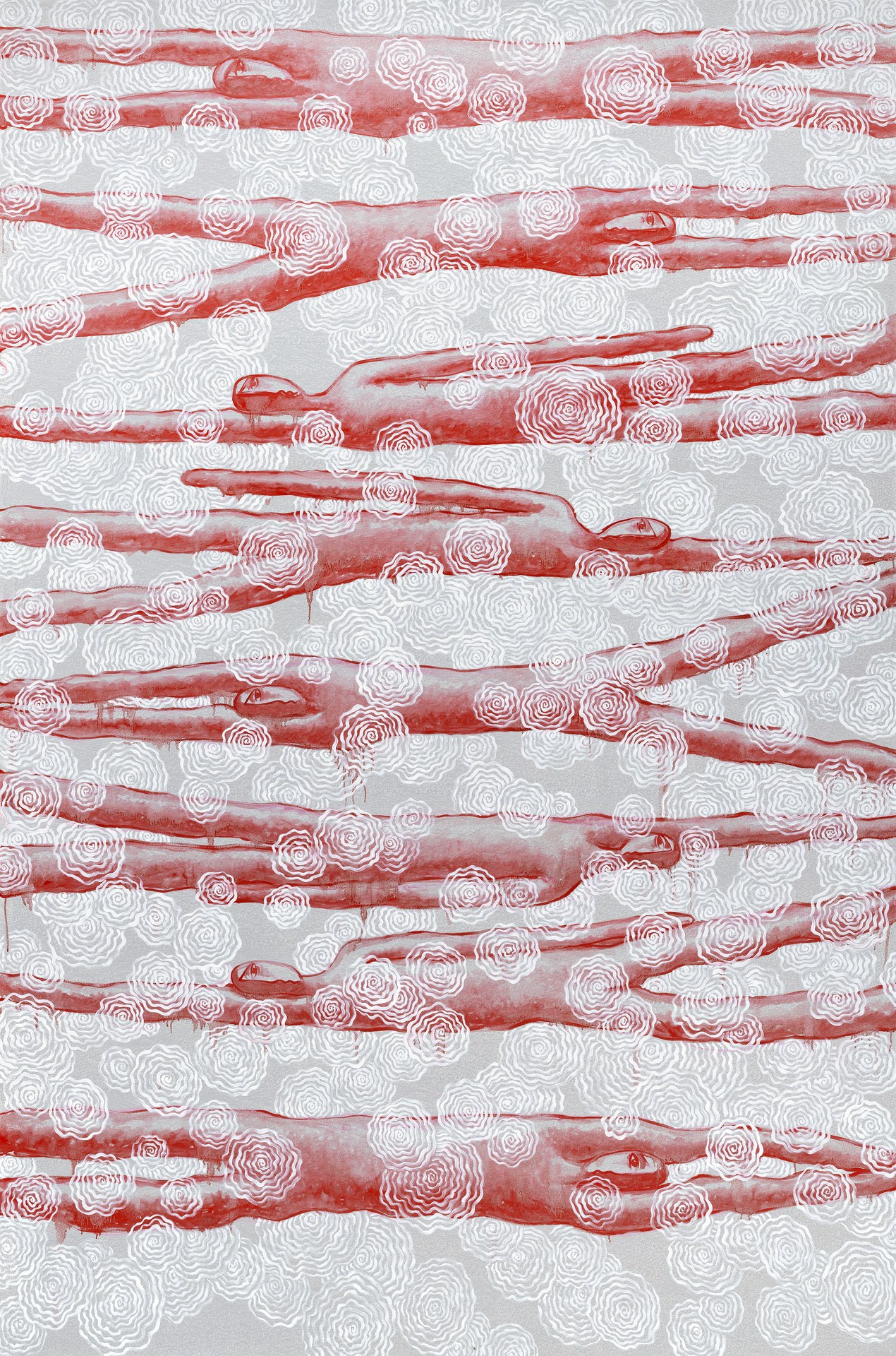 方旭《云海2号》，2024年，布面油画，205 × 300 cm（80.7 × 118.1英寸）。